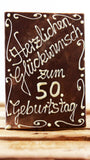 Tafel - Herzlichen Glückwunsch zum 50. Geburtstag